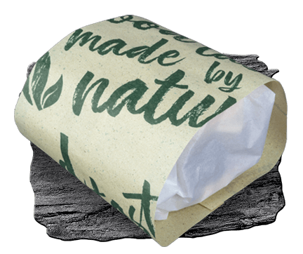 Paper packaging in premium look for takeaway and delivery burgers