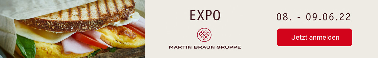 Zur Expo der Martin Braun Gruppe 2022 anmelden