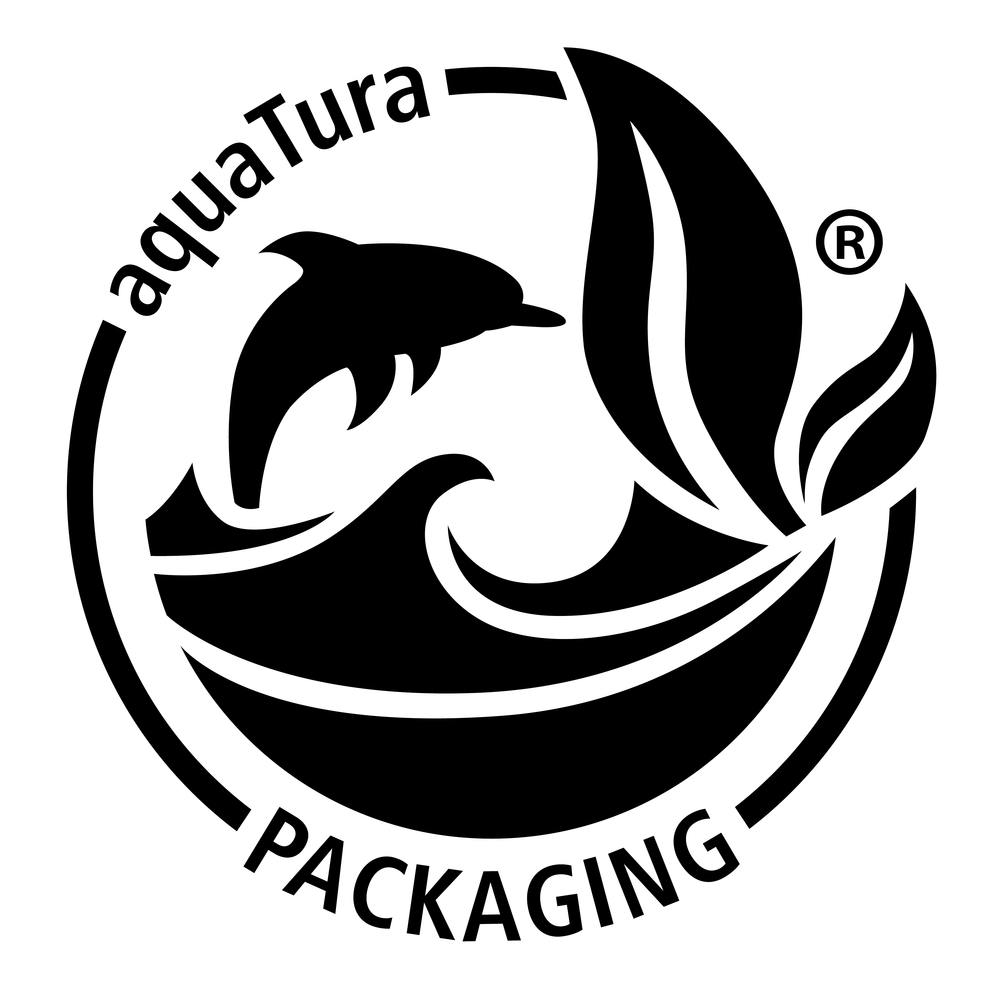 aquaTura Label für nachhaltige Verpackungen