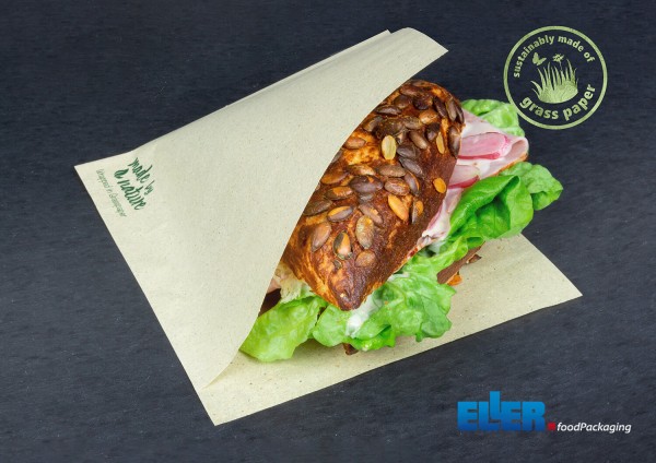 SnackPocket als nachhaltige Snacktasche aus Graspapier.