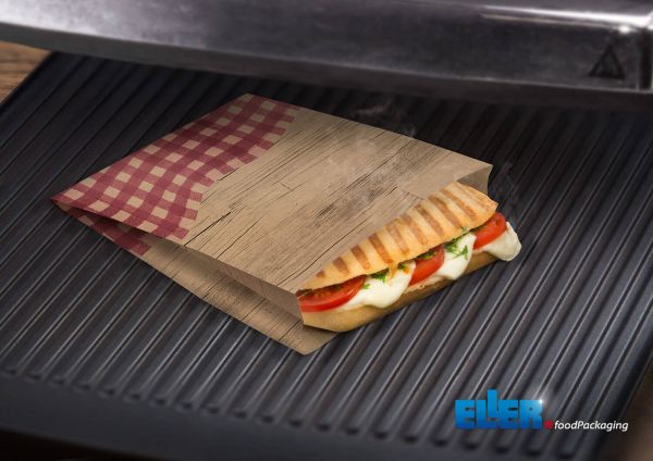 Hestogo square mit Panini im Grill