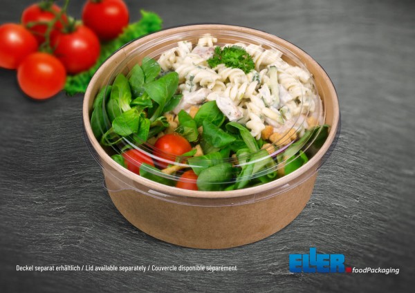 SaladBowl | umweltfreundliche Salatbox mit PLA Deckel groß